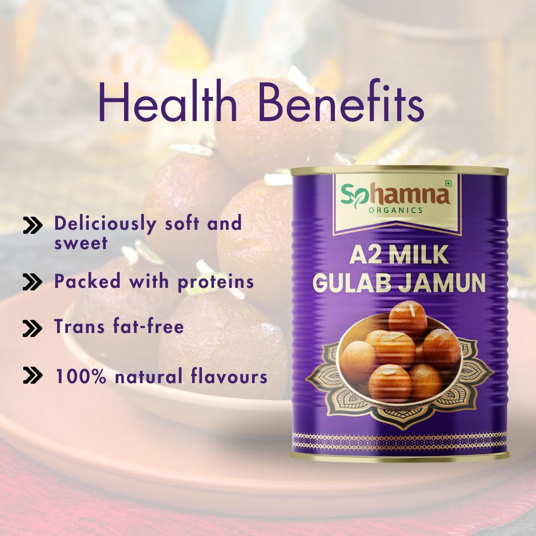 Sohamna Organics A2 milk Gulab Jamun - 1 kg