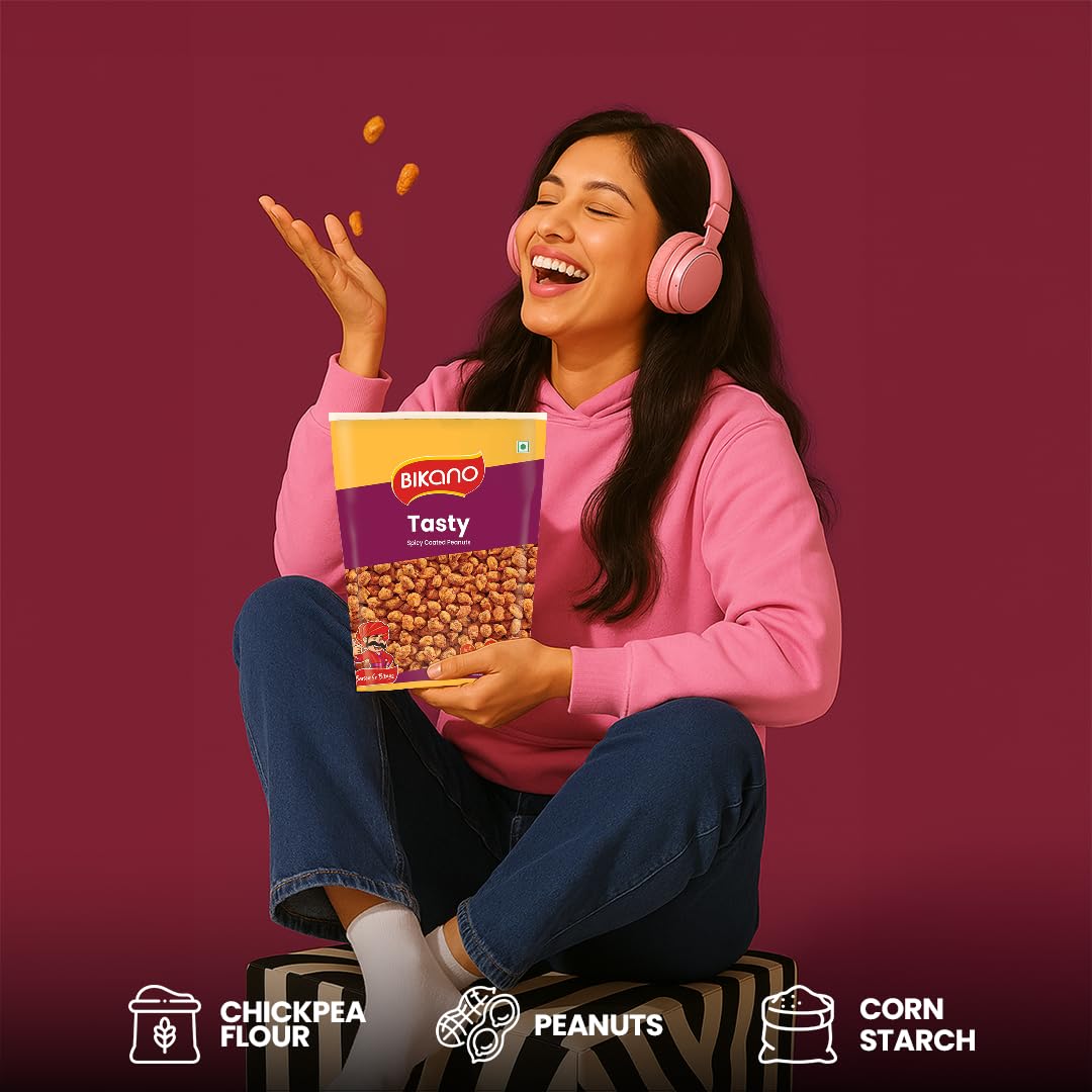 Bikano Tasty Spicy Crunchy & Roasted Snack - 180 g