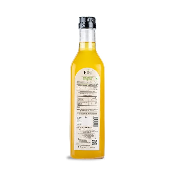 Faith Foods Groundnut Oil - 1 L