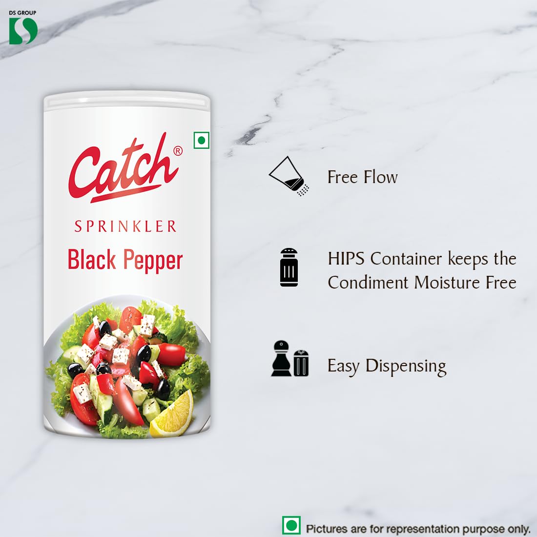 Catch Black Pepper Sprinkles - 100 g