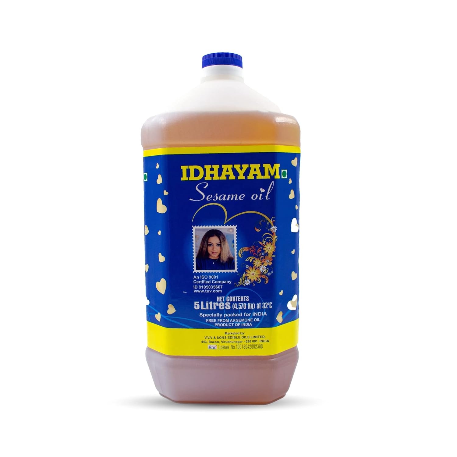Idhayam Sesame/Gingelly Oil - 5 L