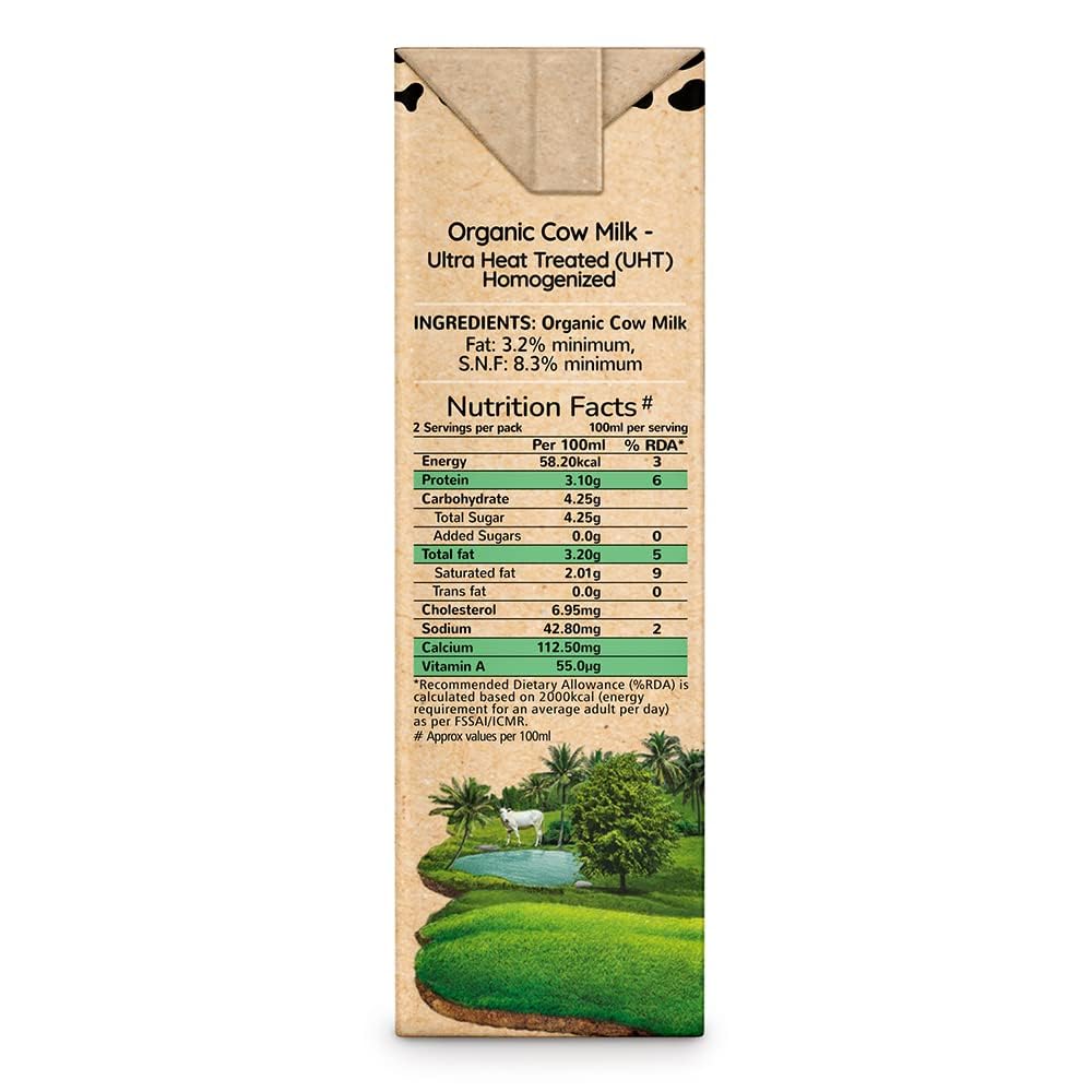 Akshayakalpa Organic UHT Cow Milk - 1 L