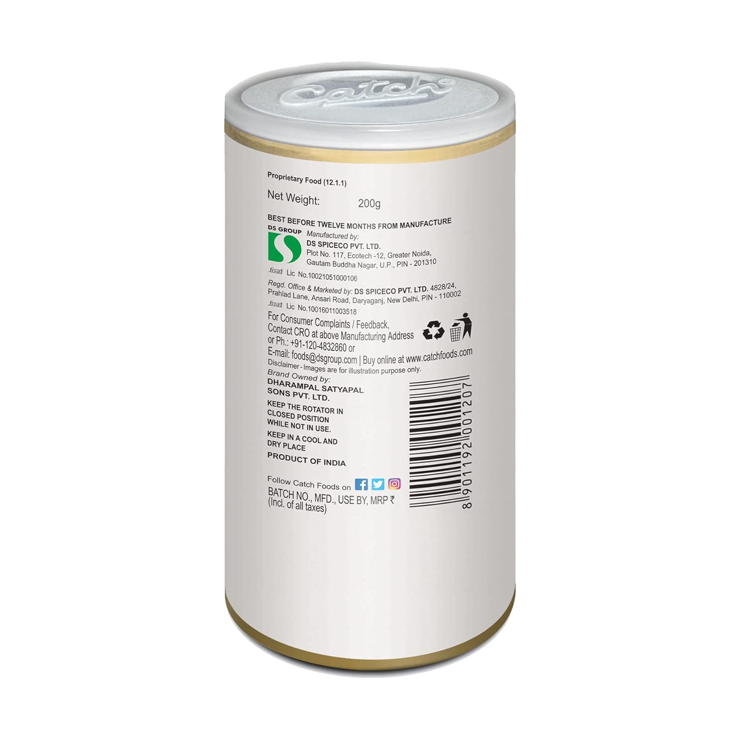 Catch Sprinkles Black Salt - 200 g