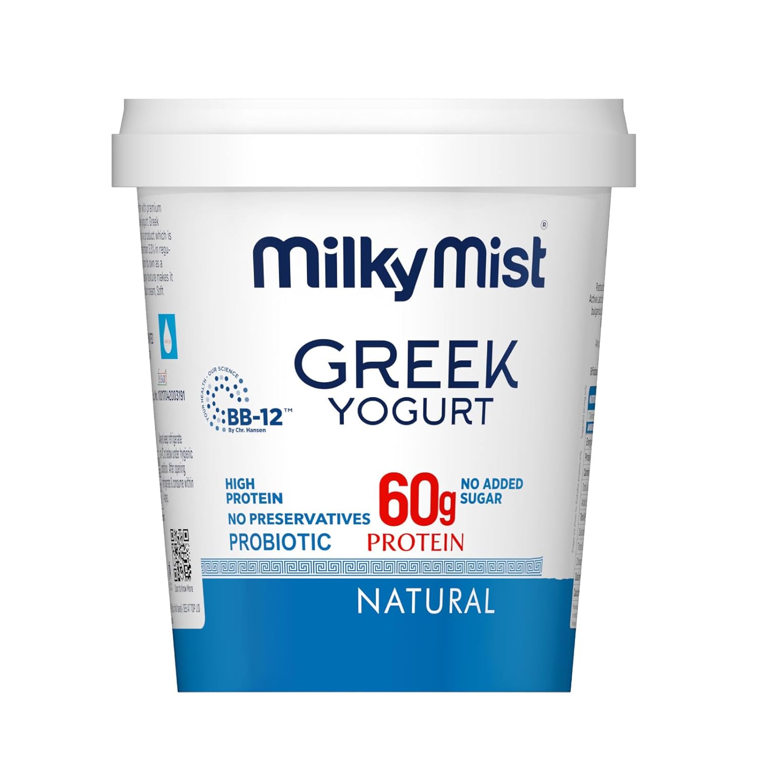 Milky Mist High Protein Greek Yogurt Plain - 700 g