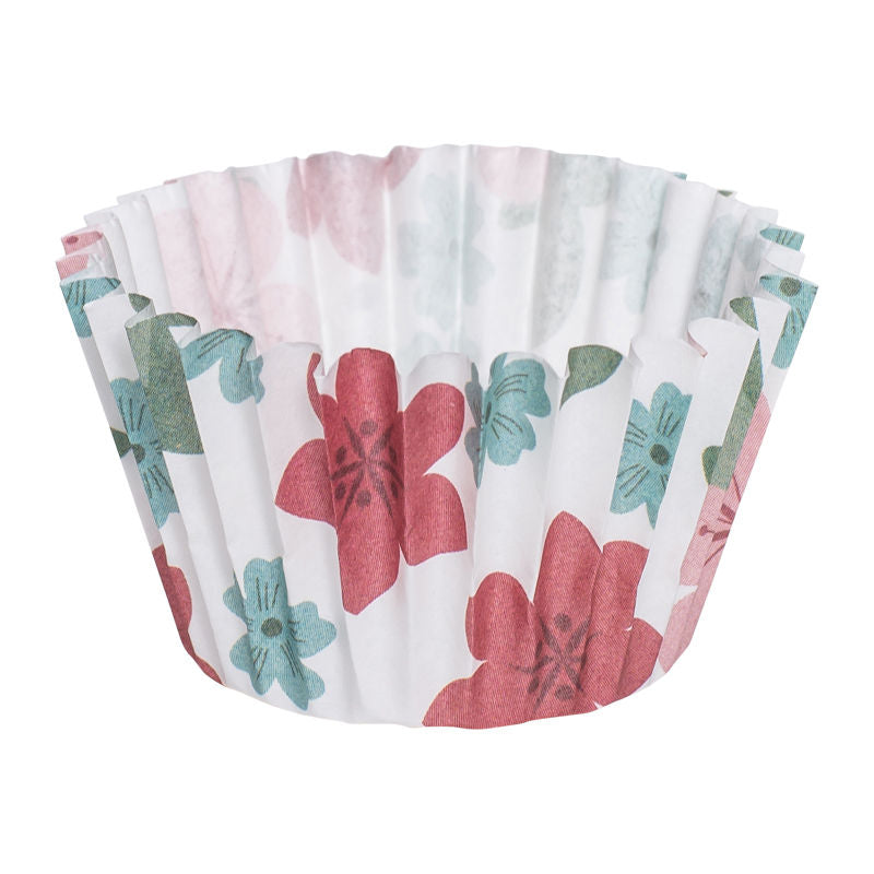 Redman Greaseproof Baking Case 75Mm Floral - 500 Pc
