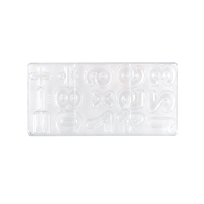 Mould Chocolate Numeric & Sign 2139  - 1 Pc