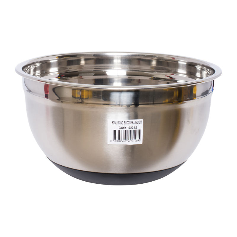 Redman Stainless Steel Mixing Bowl With Silicon Base  - 24Cm