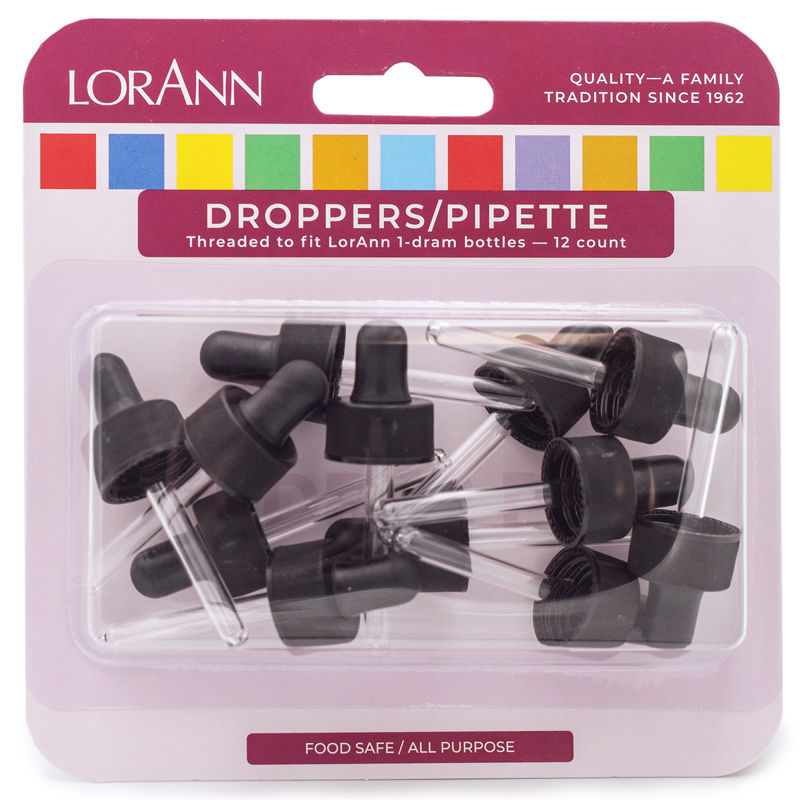 Lorann Oil 1 Dram Dropper (12Pcs/Pac)  - 1 Pc
