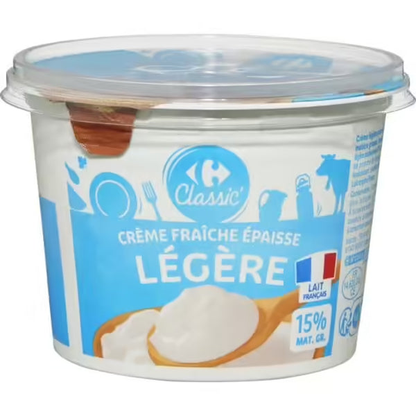 Carrefour Thick Sour Cream 15%Fat  - 50Cl