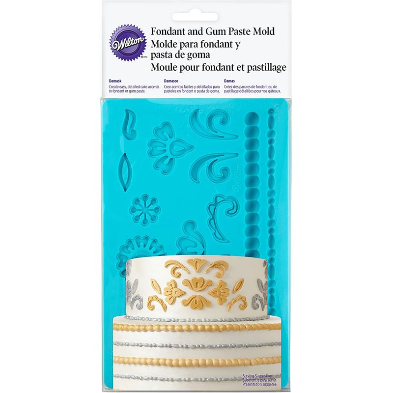 Wilton Damask Fondant N Gumpaste Mould 409-2529  - 1 Pc