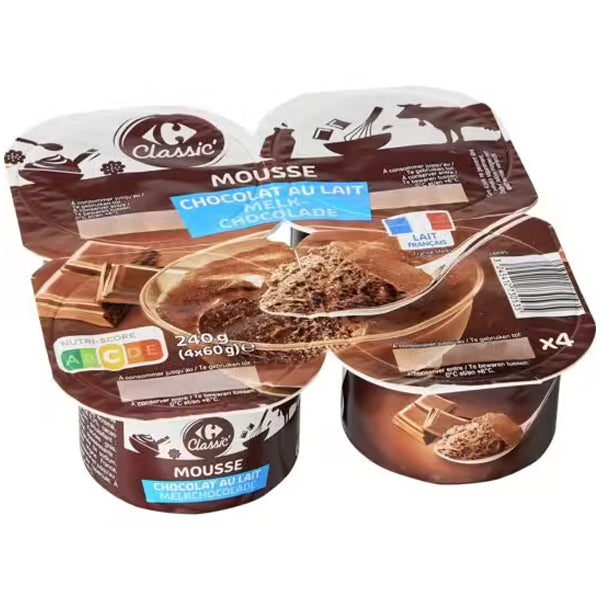 Carrefour Milk Chocolate Mousse Dessert  -  60 G