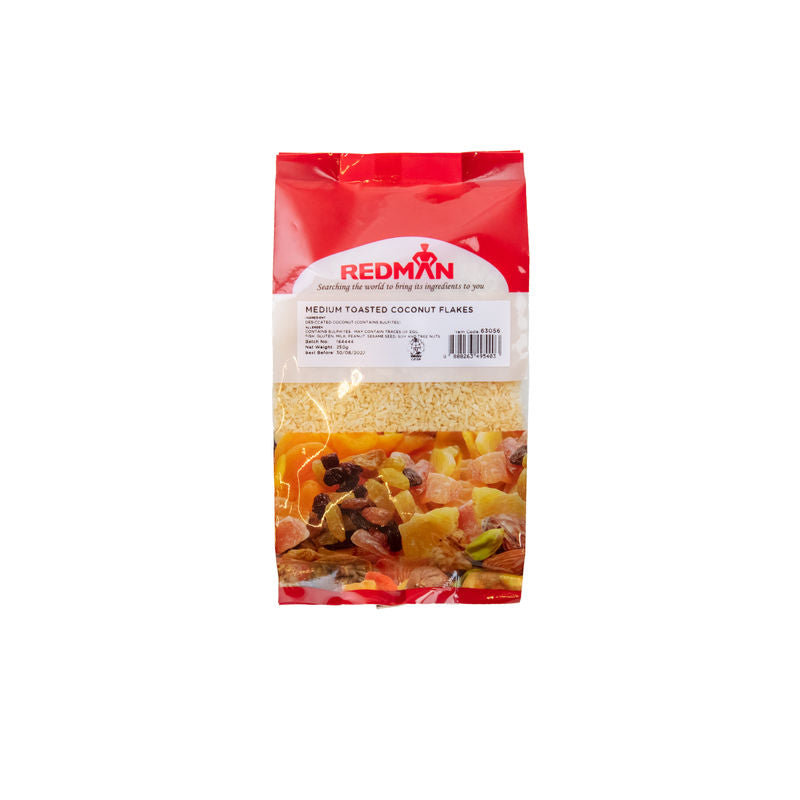 Redman Medium Toasted Coconut Flakes  - 250 G