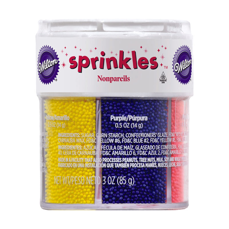 Wilton Sprinkles Nonpareils 710-4125  -  3Oz