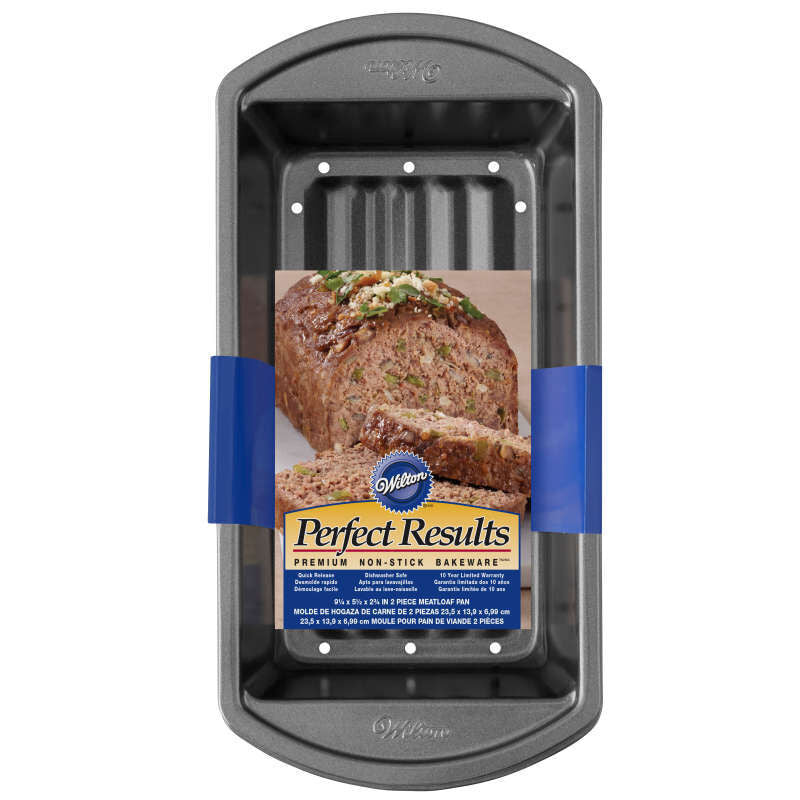 Wilton Non-Stick Meatlaof Pan With Aerated Insert 2105-6820  - 1 Pc