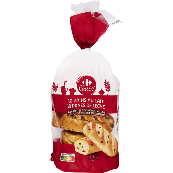 Carrefour Milk Choco Chips Bread  - 350 G