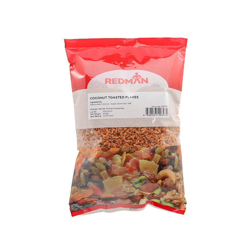 Redman Toasted Coconut Flakes  - 600 G
