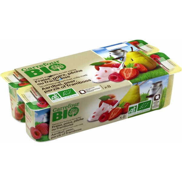 Carrefour Fruits Org Yogurt  - 125 G