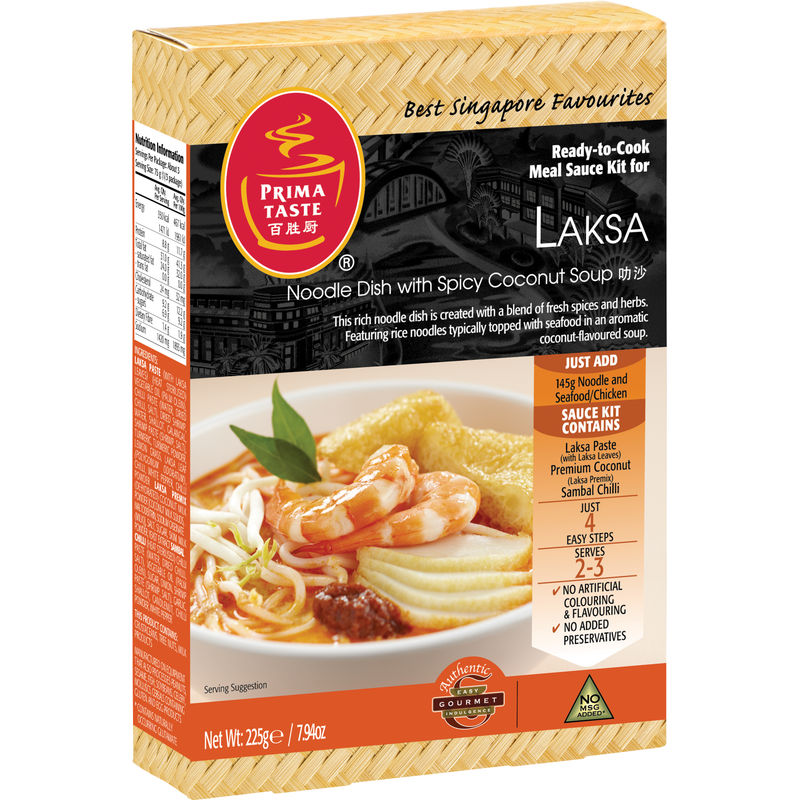 Prima Ready To Cook Meal Sauce Kit For Laksa  - 225 G