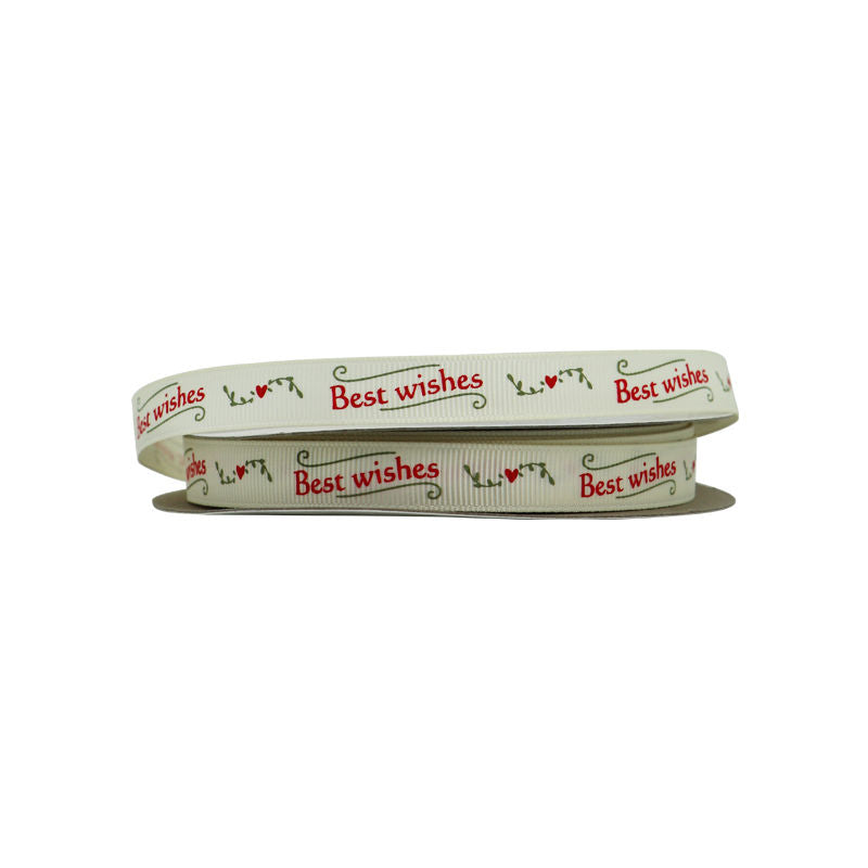 Redman Ribbon Best Wishes 13Mmx25M -1 Pc