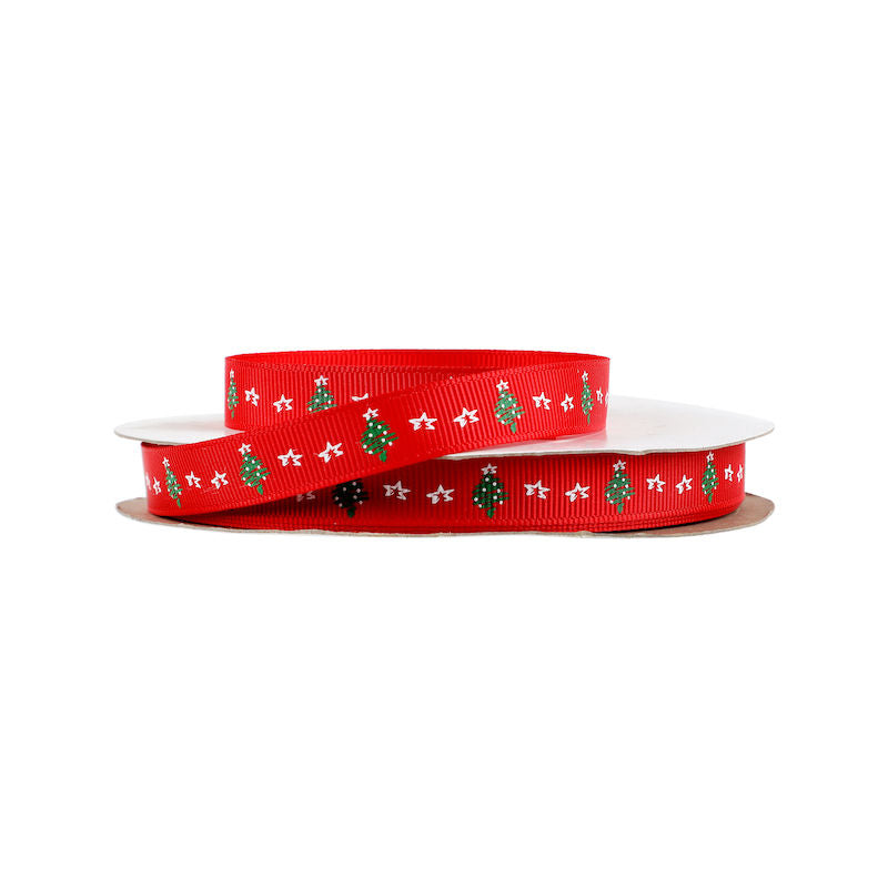 Redman Ribbon Red Xmas Tree 13Mmx25M - 1 Pc