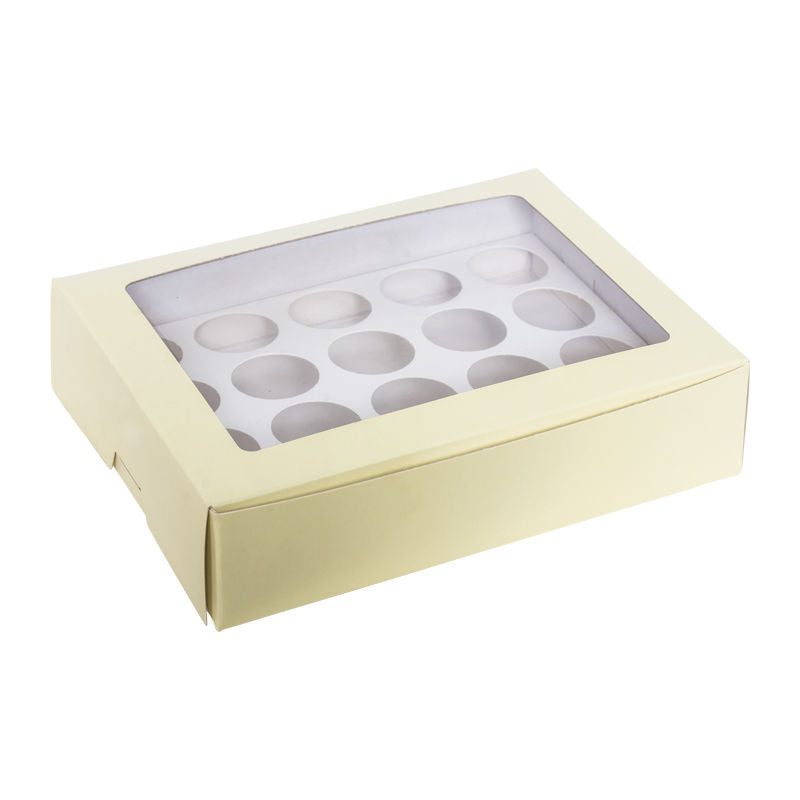 Redman Yellow Mini Cupcake Box 20Cav  - 5Pcs