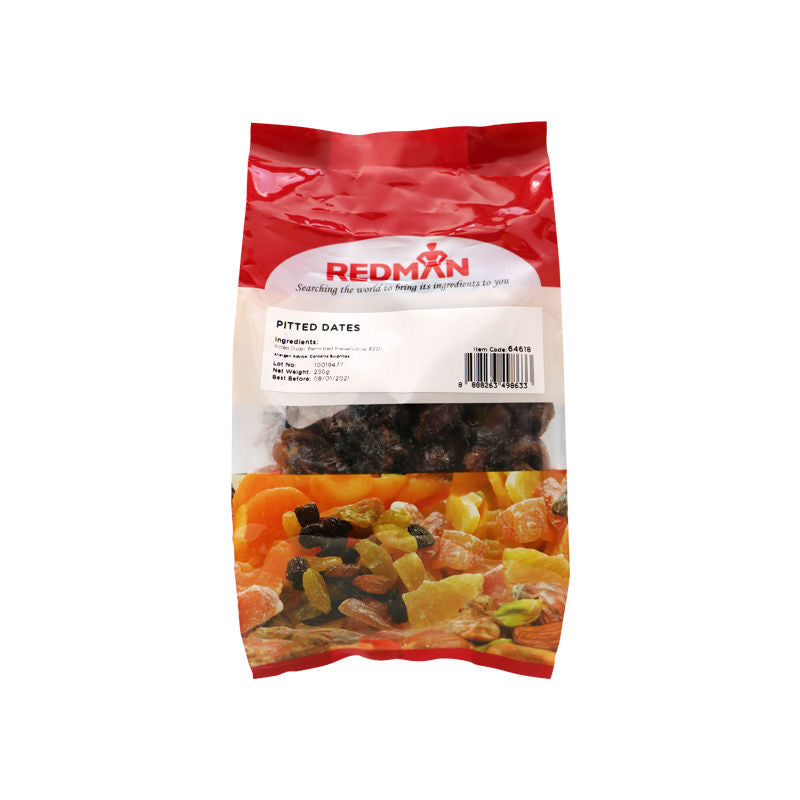 Redman Dried Pitted Dates Aseel  - 250 G