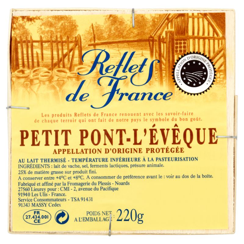 Reflets De France Pdo Pont Leveque Cheese  - 200 G