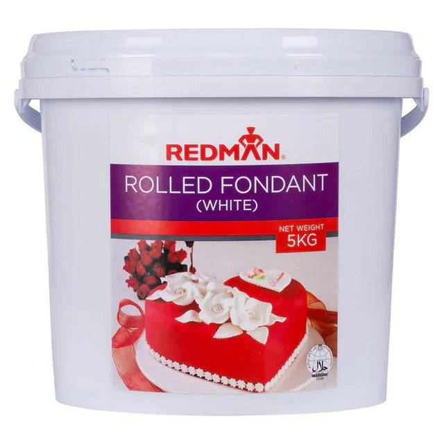 Redman Rolled Fondant (White)  - 5 Kg