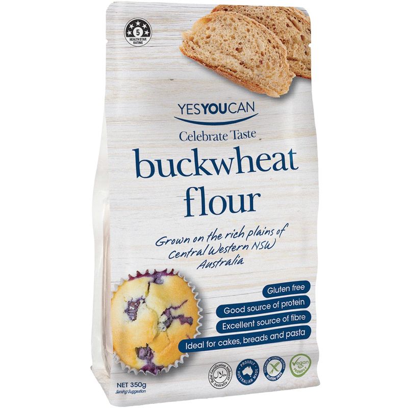 Yesyoucan Gluten Free Buckwheat Flour  - 350 G