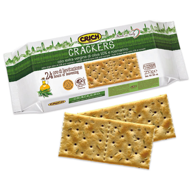 Crich Extra Virgin Oil & Rosemary Crackers  - 200 G