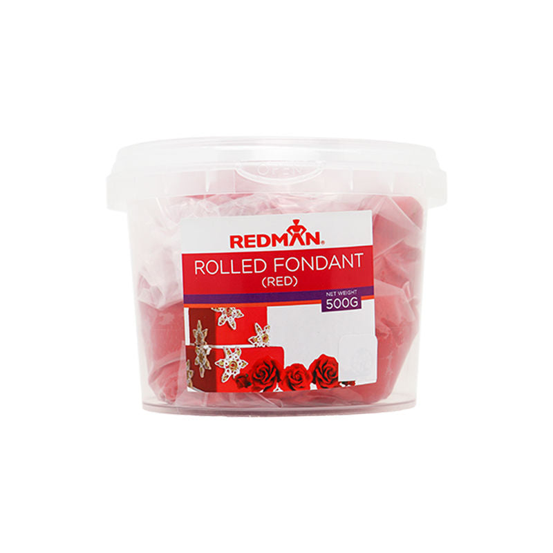Redman Rolled Fondant (Red)  - 500 G