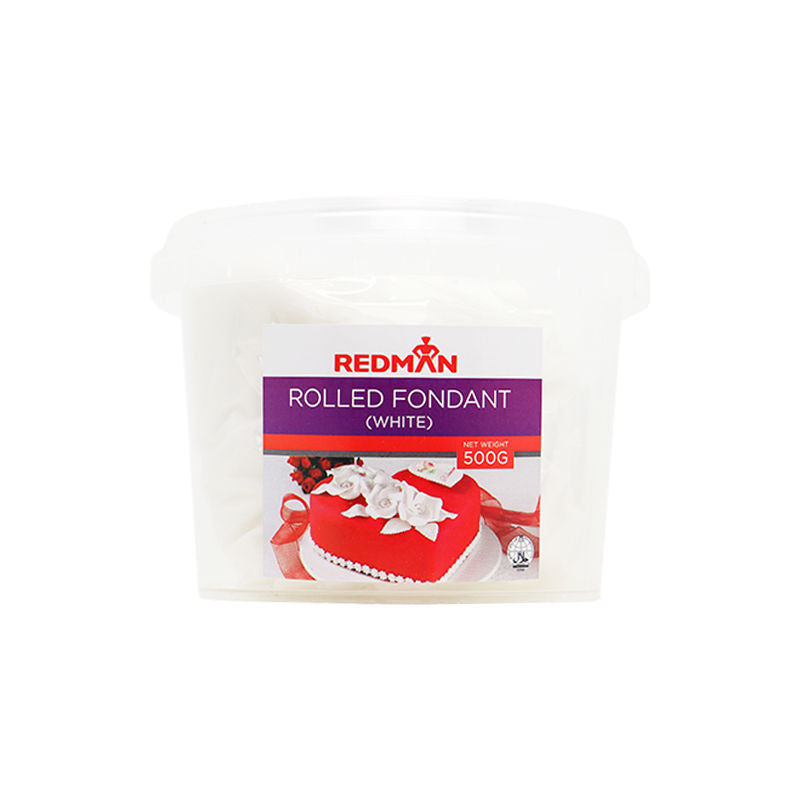 Redman Rolled Fondant (White)  - 500 G