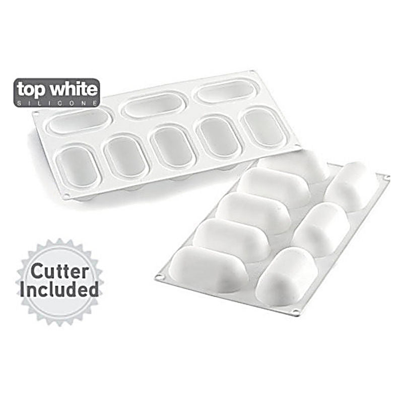 Silikomart Silicon Mould Pillow 80 With Cutter 36.165.99.0065 - 1 Pc
