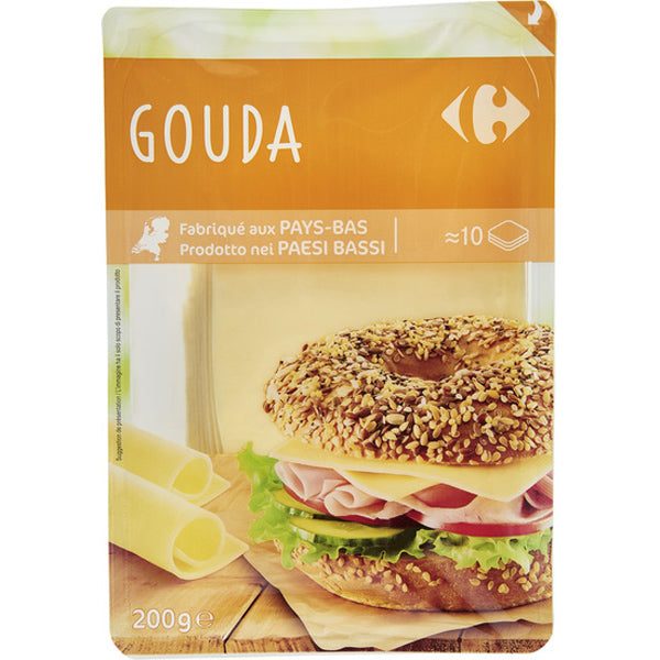 Carrefour Sliced Gouda Cheese  - 200 G