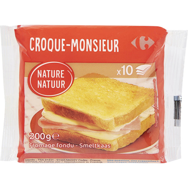 Carrefour Sliced Processed Croque-Monsieur Cheese  - 200 G