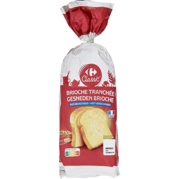 Carrefour Sliced Brioche Bread  - 500 G