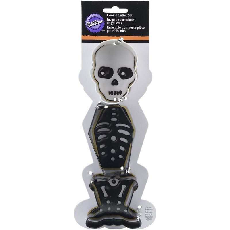 Wilton Halloween Skeleton Cutter 3Pcs  - 1 Pc