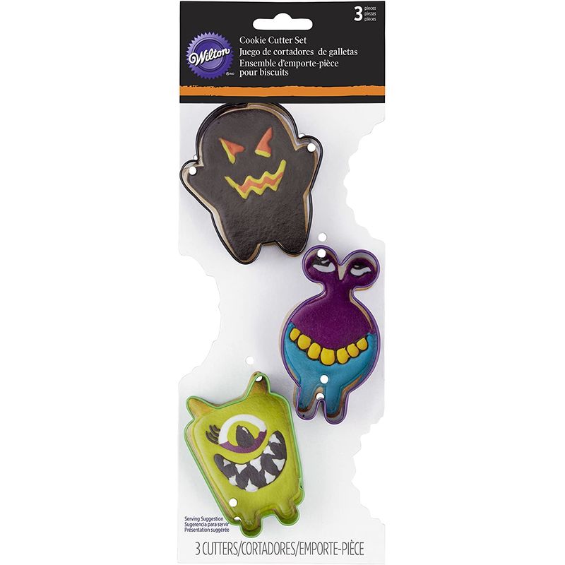 Wilton Halloween Monster Cutter 3Pcs  - 1 Pc