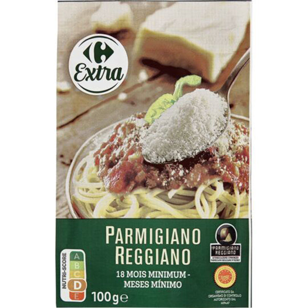 Carrefour Grated Pdo Parmigiano Reggiano Cheese  - 100 G