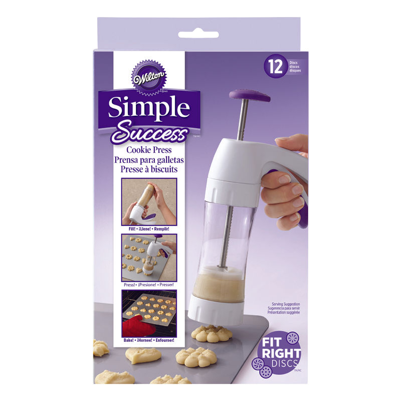 Wilton Simple Success Cookie Press 2104-2627 - 1 Pc