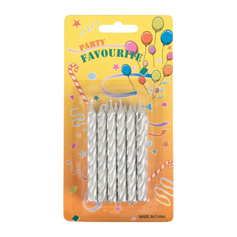 Redman Candle Silver 12 Pcs  - arge