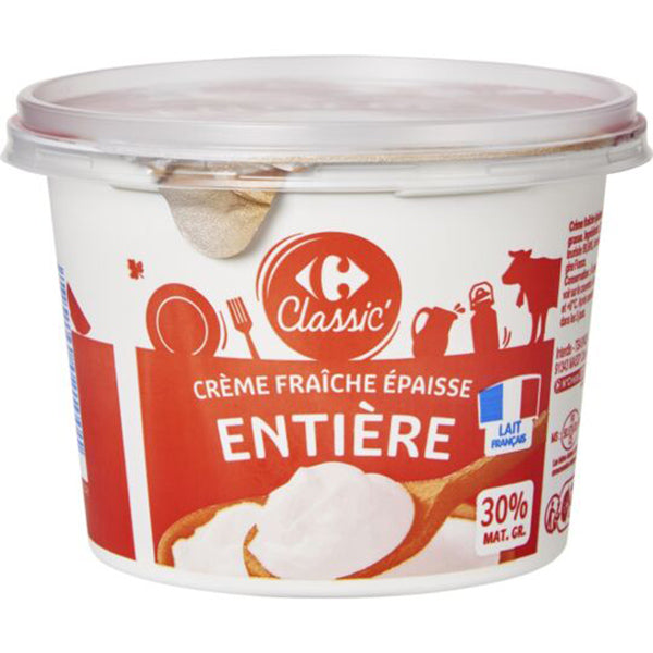Carrefour Sour Cream 30%Fat  - 50Cl