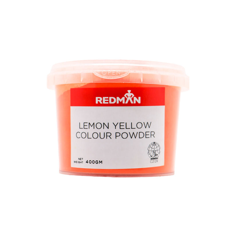 Redman Lemon Yellow Colour Powder  - 400 G