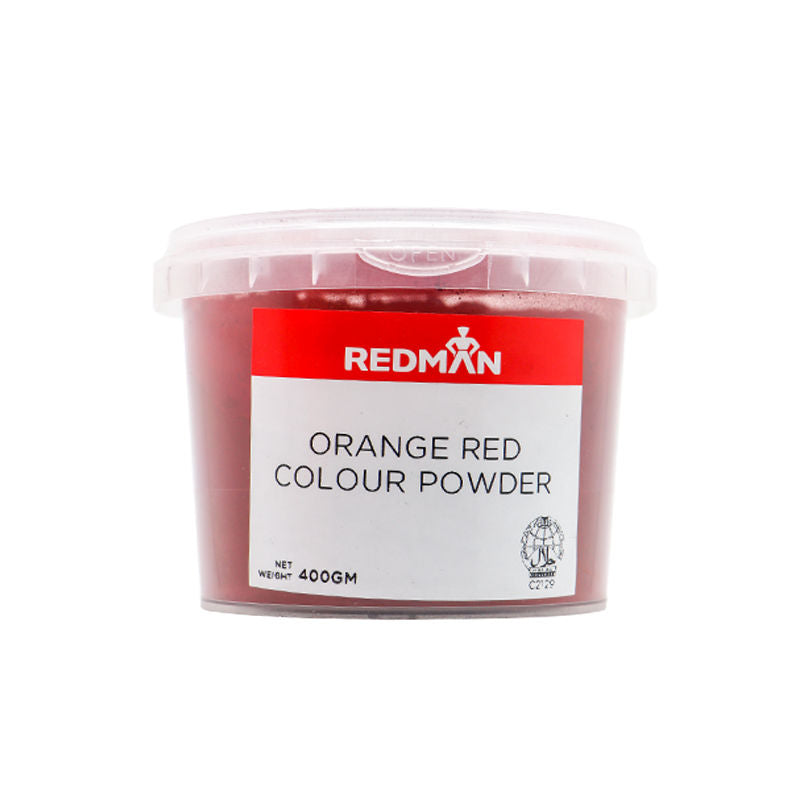Redman Orange Red Colour Powder  - 400 G