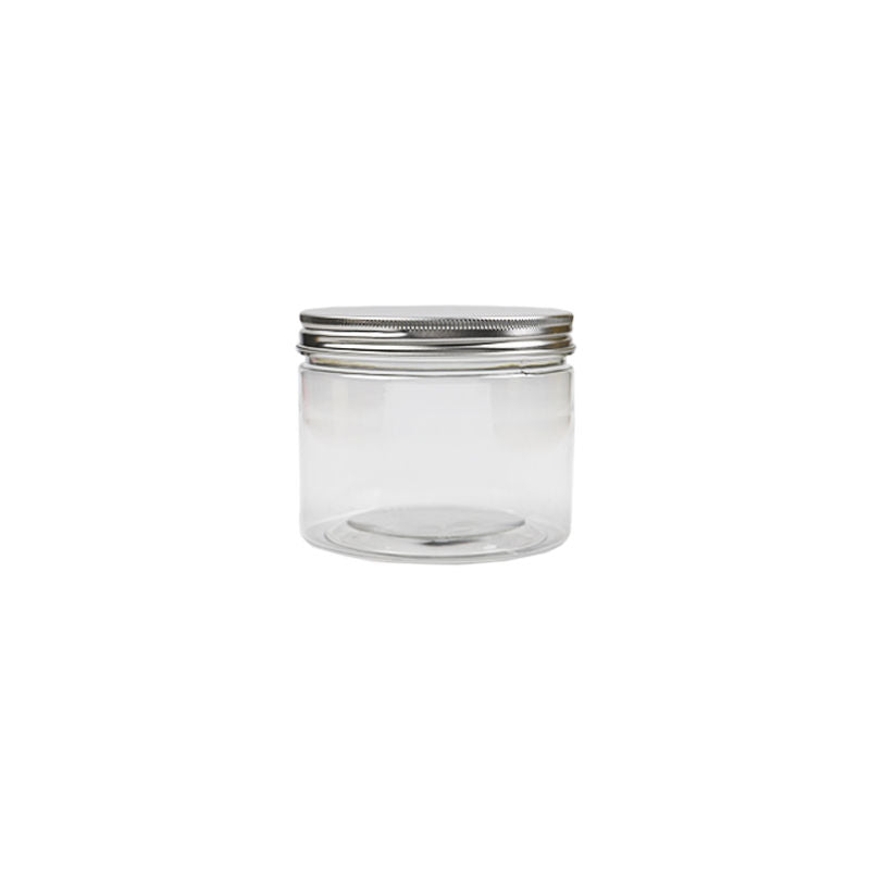 Redman Round Pet Container Silver Aluminium Cap  - 50Ml