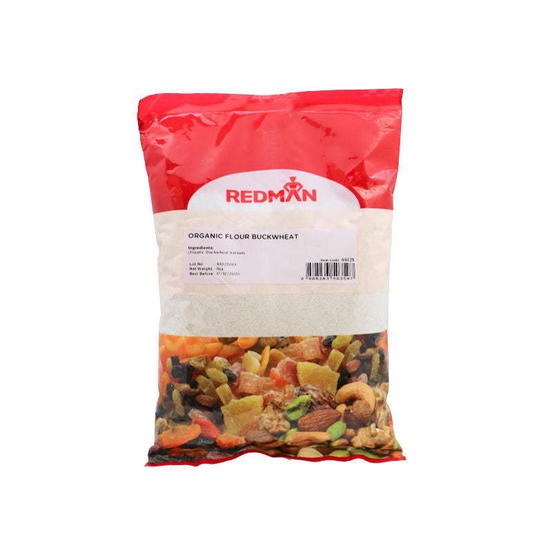 Redman Organic Buckwheat Flour  -  1Kg