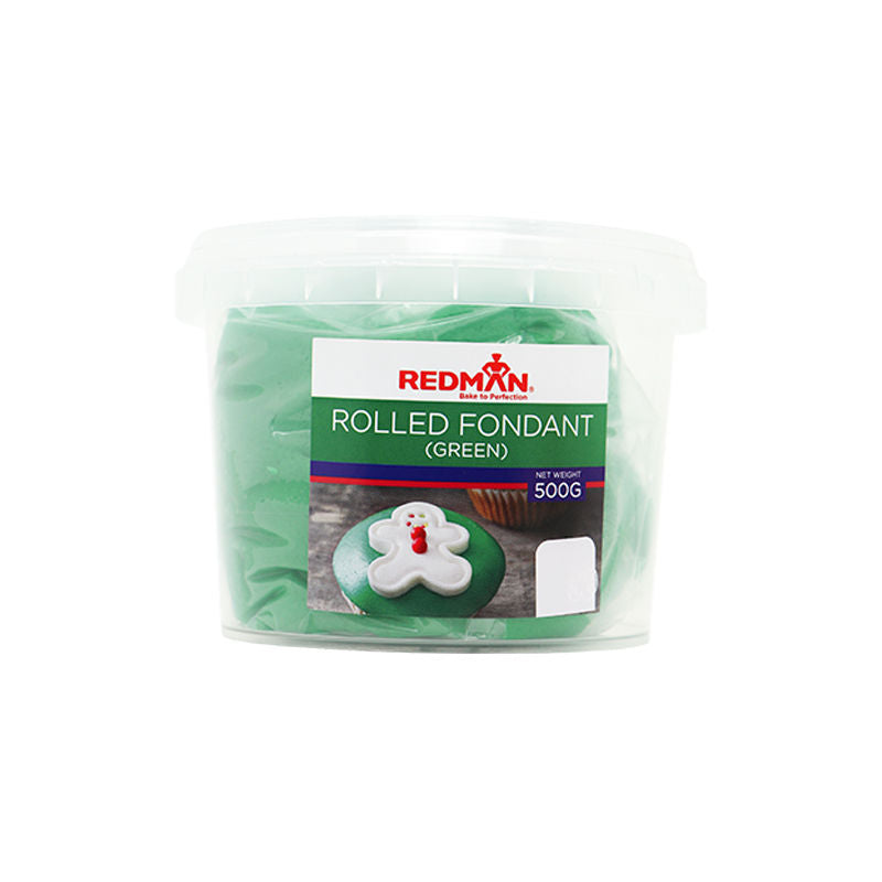 Redman Rolled Fondant (Green)  - 500 G