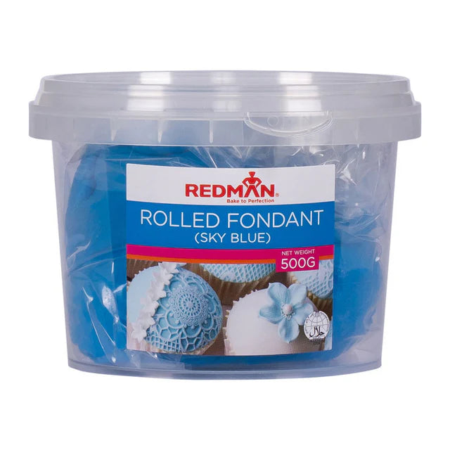 Redman Rolled Fondant (Sky Blue)  - 500 G
