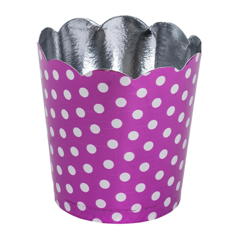 Redman Muffin Baking Case Alum Foil 38X50Mm Pd Magenta  50Pcs  - 1 Pc