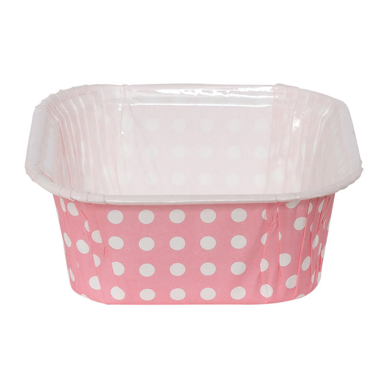Redman Baking Case Pet 6.5X6.5Xh3.8Cm P.D Pink  - 1 Pc